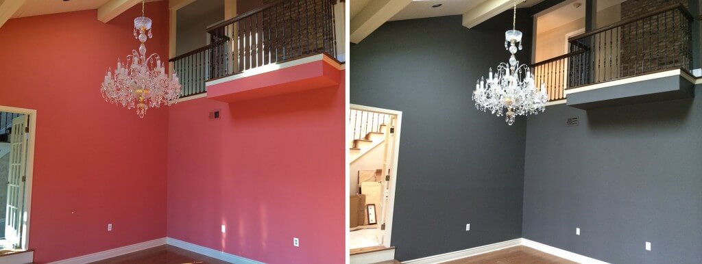 Interior Painting Before and After Chester NJ