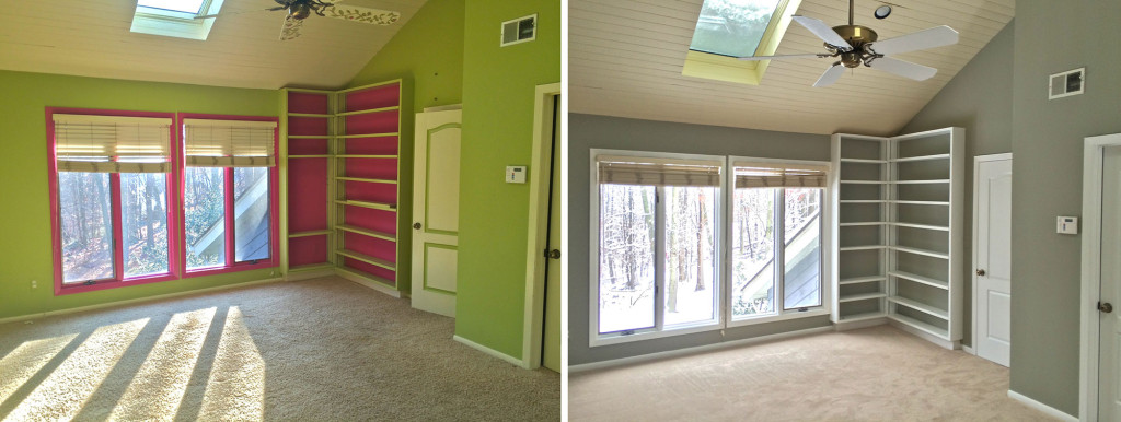 Interior Painting Before and After Chester NJ