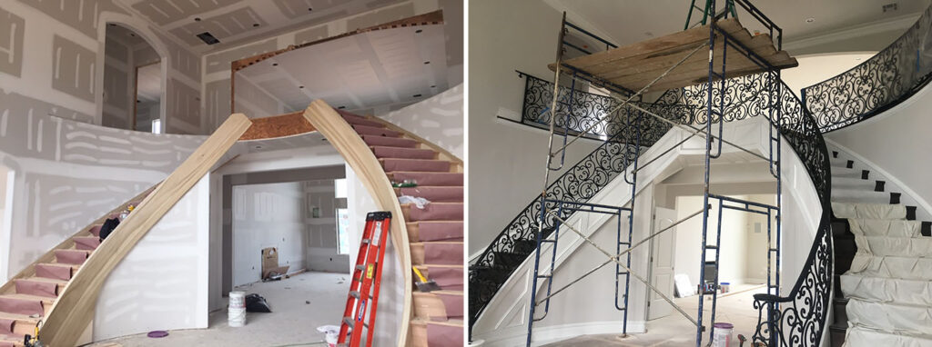 New Construction Foyer Painting