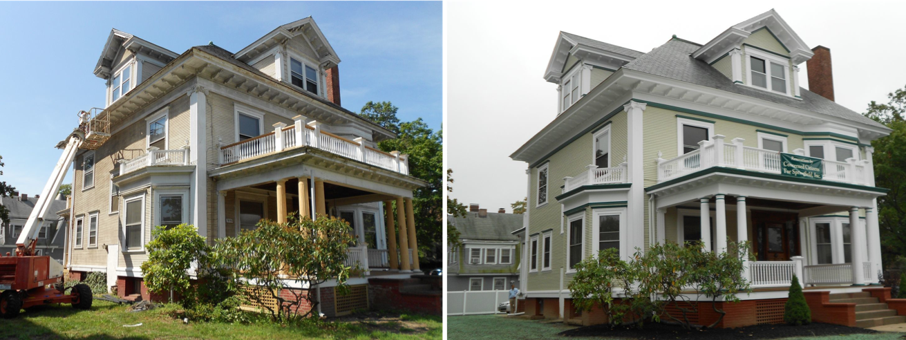 Exterior Painting Contractor NJ before and after