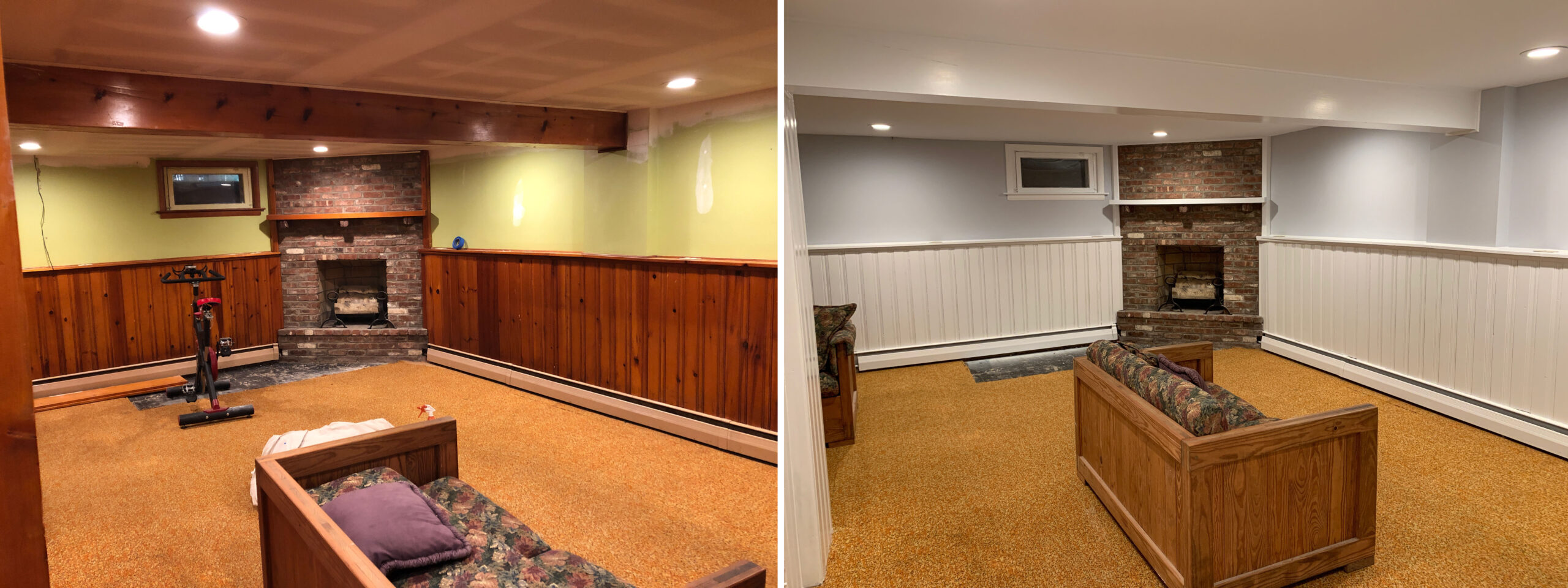 Interior Basement Painting