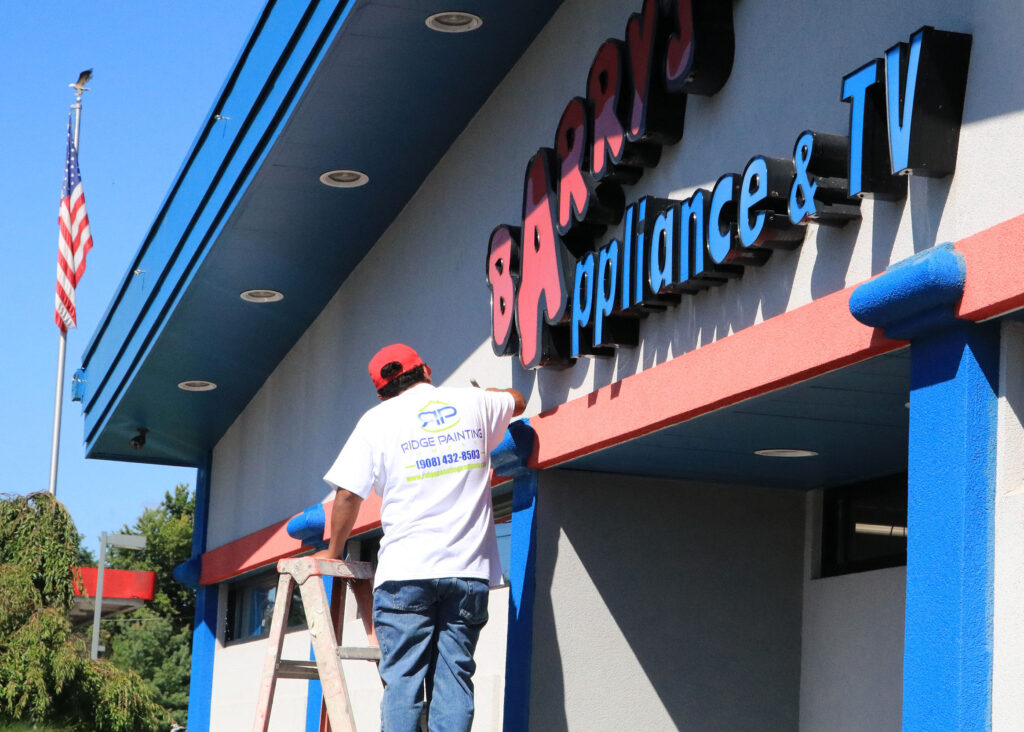 Commercial Painting in Bridgwater NJ at Barry Appliance