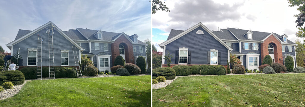 Exterior Painting before and after